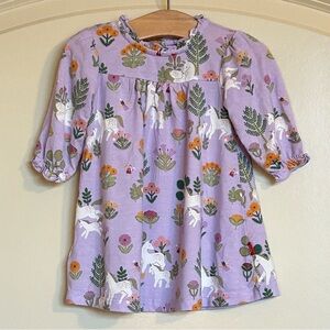 0-3M Magnetic Me Folk Magic Ruffled Dress